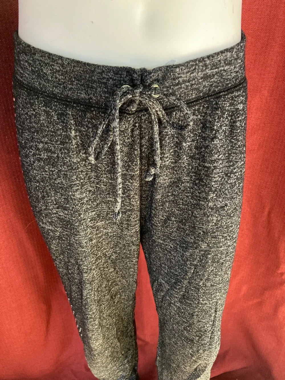 Justice Sparkle Black Jogger Pants, 14/16